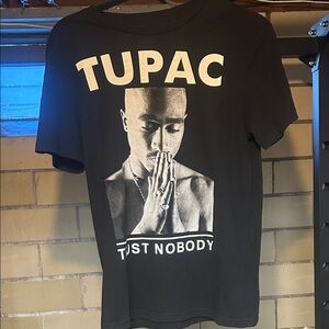 Hot Topic Black Tupac Trust Nobody Tee